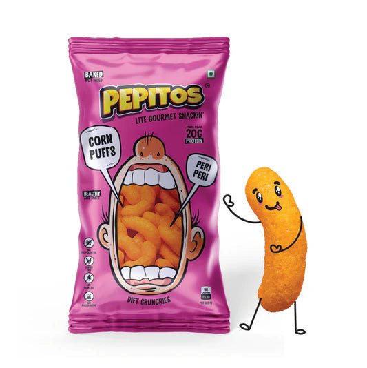 Pepitos Corn Puffs - Peri Peri - XXL Party Pack - 140g